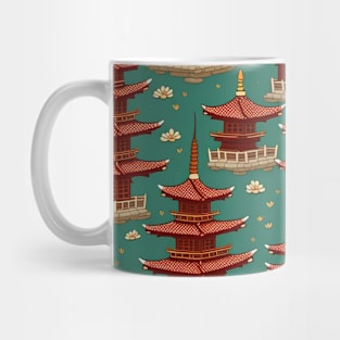 Traditional Chinese Pagoda Mug